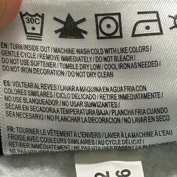 And1 Cargo Sweatpants Mens 3X Gray Fleece Lined Elastic Waist Drawstring - Picture 12 of 13